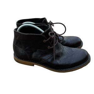 UGG Leighton Men's Chukka Boots Size 9.5 Crinkled Leather Chocolate Brown 3275